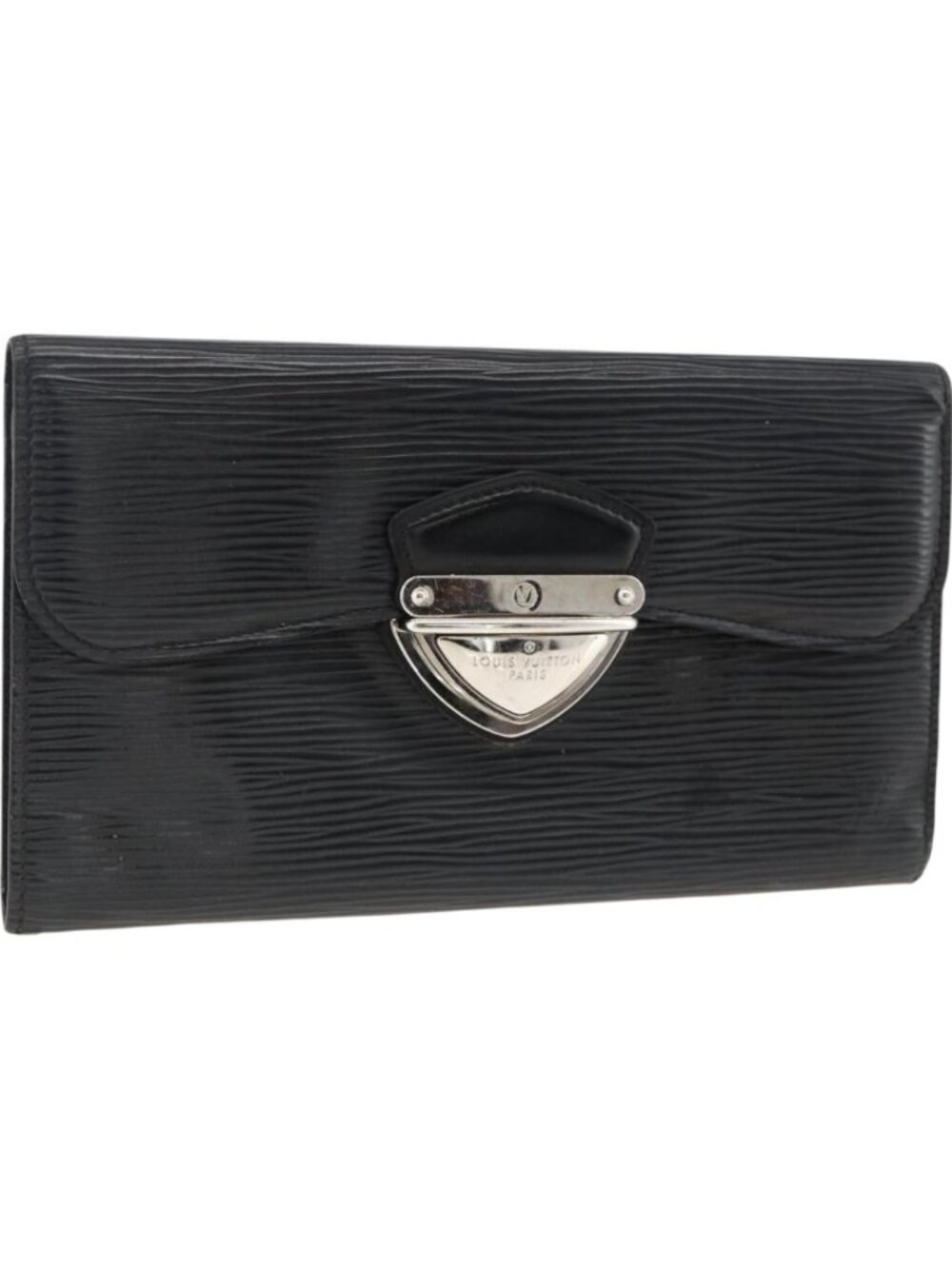 LOUIS VUITTON Epi Portefeuille Eugenie Long Wallet Black M63882